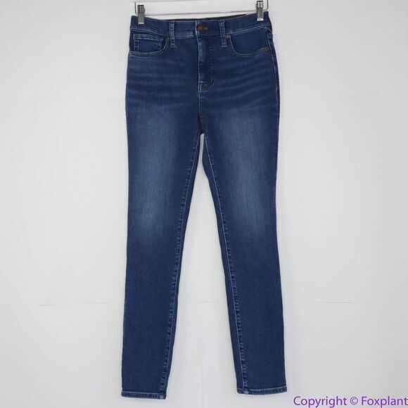 NEW Madewell 9" Mid-Rise Skinny Jeans in Orland Wash: TENCEL™ Denim‎ 27 - Picture 1 of 15